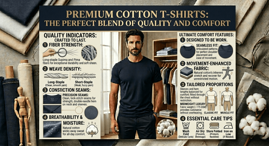 Premium Cotton T-Shirts: The Perfect Blend of Quality and&nbsp;Comfort